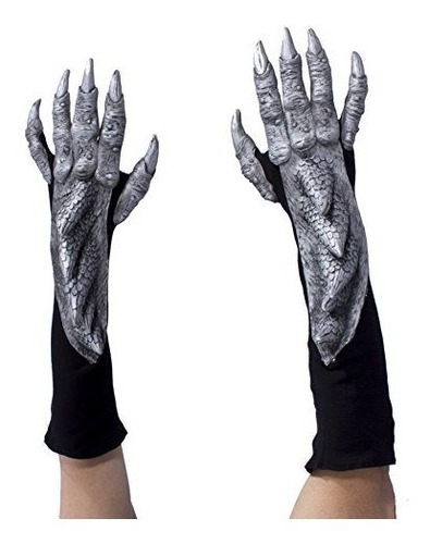 Disfraz Hombre - Zagone Studios Silver Dragon Gloves With Sc