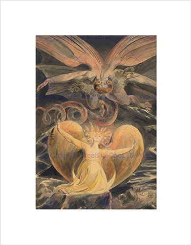 The Art Stop William Blake Gran Dragón Rojo Británico Mujer 