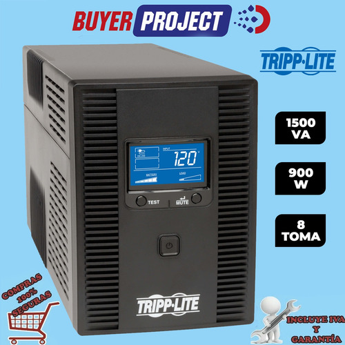 Ups Tripp-lite Interactivo Smart 1500lcdt 1500va 900w 10toma