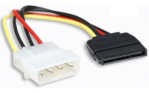 3 Cable Sata Poder Power Adaptador Molex A Sata 4 Pines