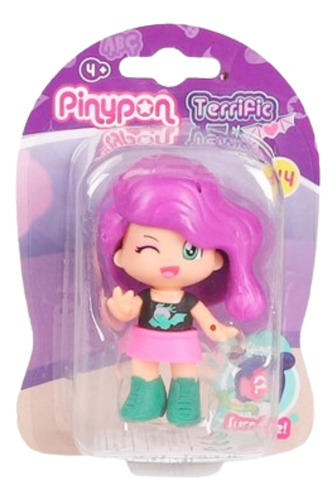 Famosa Pinypon Terrific Pelo Violeta Figura Individual