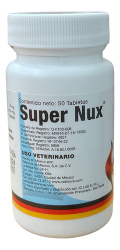Super-nux 50tab //estimulante Del Apetito//gallos Vetinova