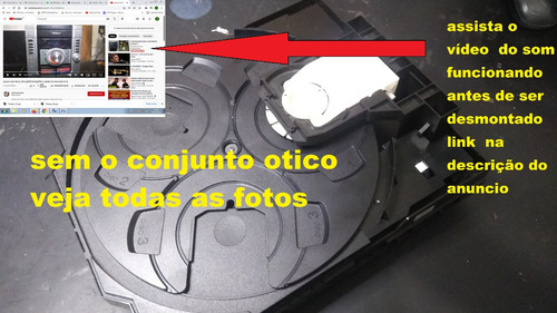 M E C Sem O Leitor Sony Mhc Rg290 Mhcrg290 Hcdrg290 (Usado)