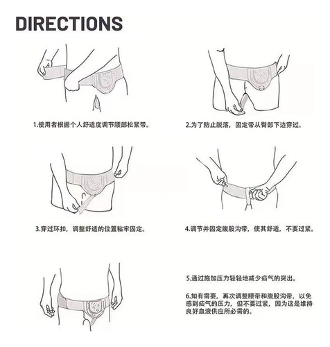 Faja Hernia Inguinal Soporte Hombre Bilateral De Ajustable