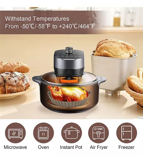 Cesta Air Fryer De Silicona Para Airfryer, Microondas