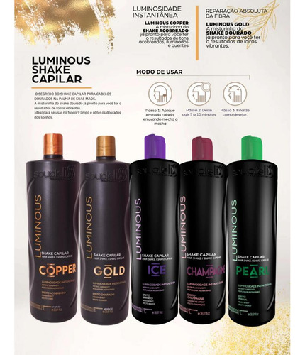 Luminous Shake Pearl Para Cabelos Iluminados Souple Liss