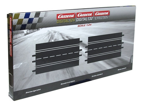 Autorama Carrera 2 Pistas Reta 34,5 Cm 20020601 P 1/24 1/32