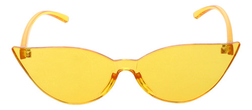 Gafas De Sol Amarillas Con Forma De Ojo De Gato, Anteojos Cr