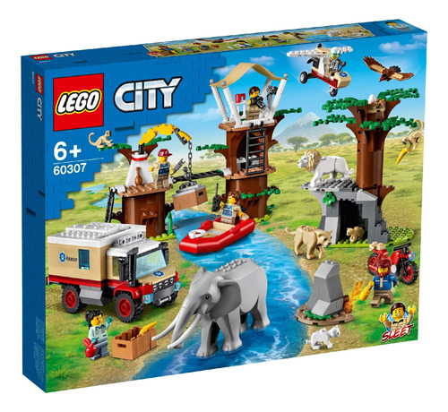Lego 60307 City Ciudad  Wildlife Rescue Camp 