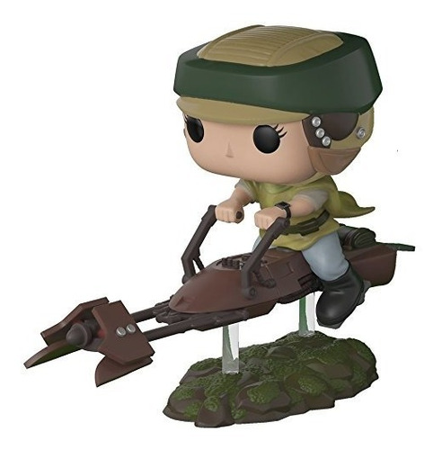 Funko Pop Deluxe: Leia En Speeder Bike De Colección Vinilo F