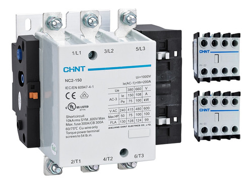 Contactor Chint 150 Amper Bobina 440 Vca Mod. Nc2-150