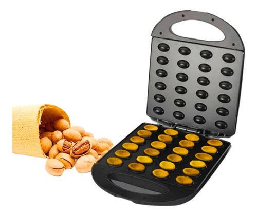 Máquina Para Mini Pasteles De Nueces X24 Waflera Nogal