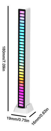 Barra De Luz De Reconocimiento De Ritmo Tiras De Luces Led C