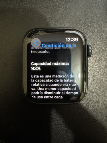 Apple Watch Se (2da Gen) Gps 44mm - Midnight Negro Deportiva Negro Negro (Usado)
