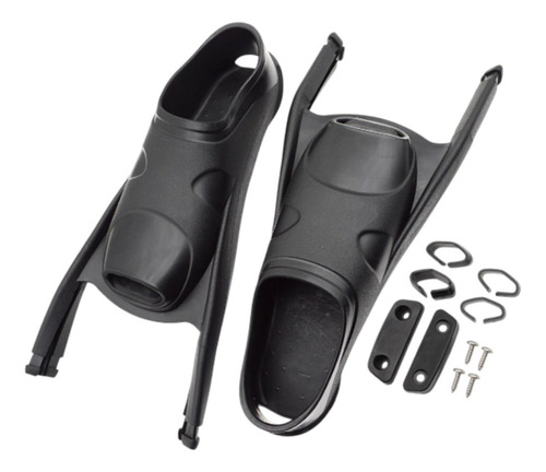 Keep Diving Aletas De Snorkel Aletas Negro L