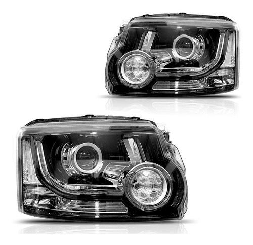 Farol Discovery 4 2014 2015 2016 Com Led D3s 15 Pinos