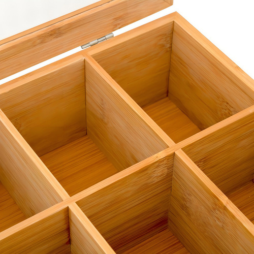 Caja Porta Te, 10 Divisiones