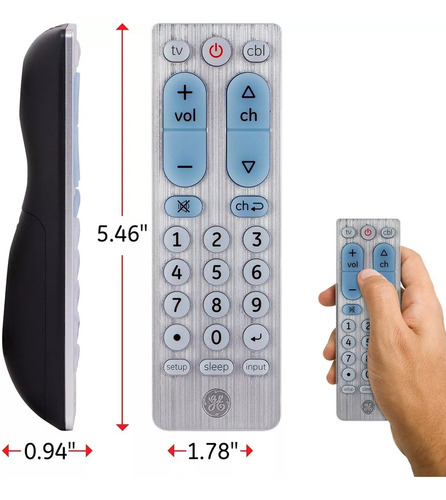 Control Remoto Universal General Electric 33701 By Jasco