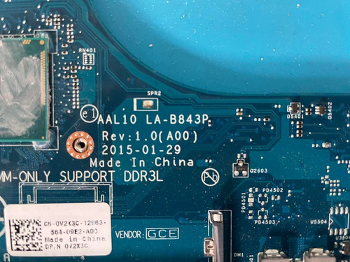 Motherboard Dell Inspiron 5558 Core I3 (Usado)