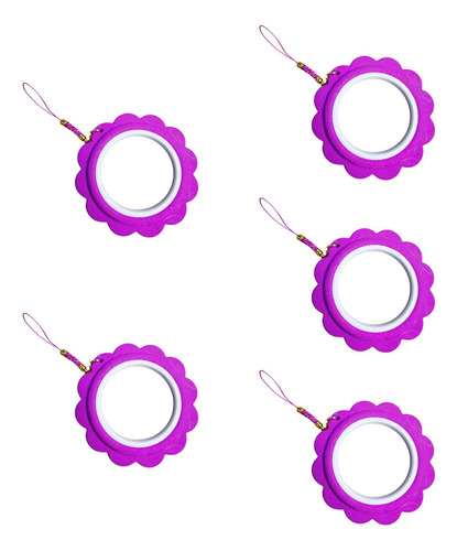 5x Mini Bordado Hoop Marco De Bordado De Bordado Púrpura