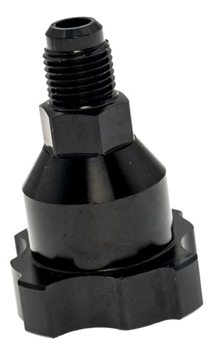 2 Conector Adaptador De Rosca 1p Negra De 10 Mm