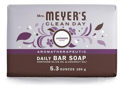 Mrs. Meyer's - Jabón En Barra Con Aceite - g a $546