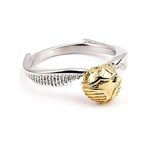 Anillos - Stainless Steel Golden Snitch Ring- Small