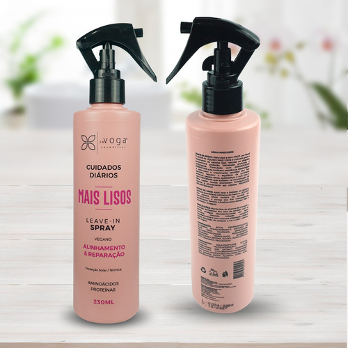 Kit In Voga Mais Lisos: Shampoo, Condicionador E Leave-in