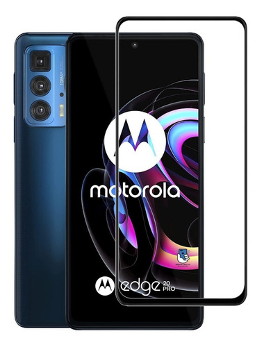 Vidrio Templado Para Motorola Edge 20 Pro Full Cover - Pcuy