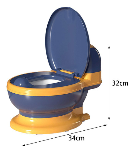 Orinal Para Bebé, Orinal De Transición Asiento Pp Azul