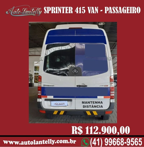 Mercedes-benz Sprinter Van 2.2 Cdi 415 Luxo Teto Alto 5p