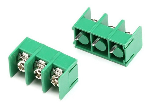 5 Piezas Clema Conector De 3 Terminales 7.62mm 300v 20a