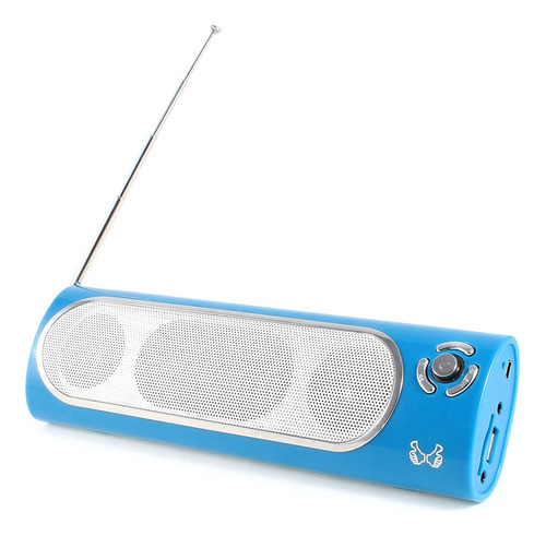 Qtqgoitem Blue Sd Mmc Card Usb Slot Wxd2 Audio Sound Altavoz
