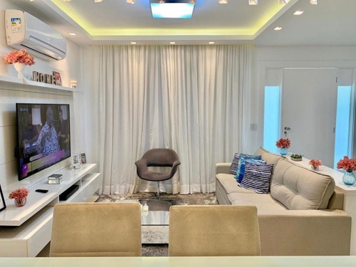 Recreio, Sunrise, Linda Casa Triplex, 3 Suítes, Finamente Decorada, 2 Vagas - Ca00690 - 33704596