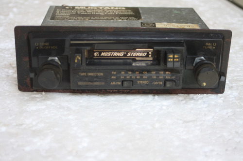 Radio Toca Fitas Antigo Para Carros Mustang Crf270 (Usado)