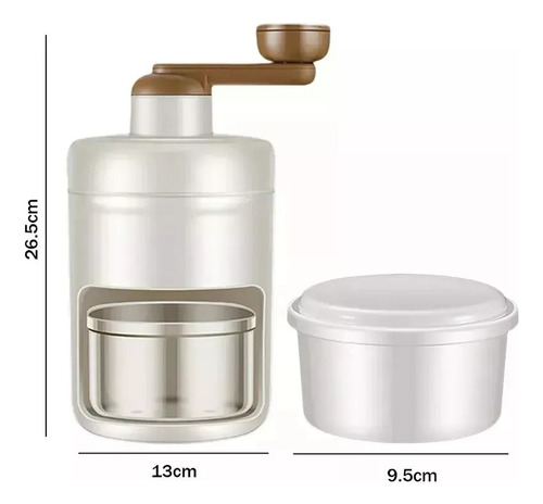 Moledor Hielo Manual Picador Triturador En Forma Granizado