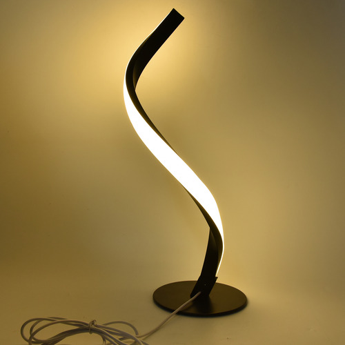 Noche Pequeña De Lectura En Espiral Led En Forma De Mesa Par