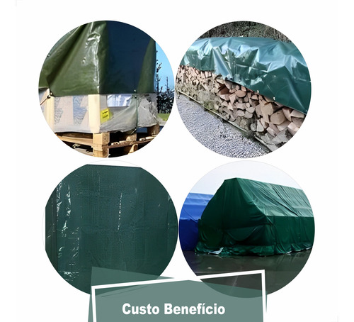 Lona Leve Impermeável 15x4 Multiuso 300 Micras 4x15 Cores