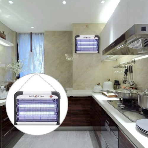 Imagen 7 de 9 de Mata Mosca Mosquito Insecto Electrico Pest 20 Watts