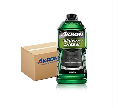 Aditivo Para Diesel Akron Caja 12 Piezas 1 L 812030