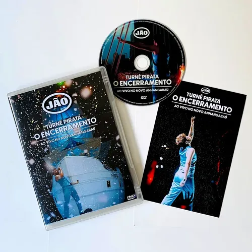 Dvd Jão Ao Vivo Turnê Lobos Anti Herói Pirata Superturnê
