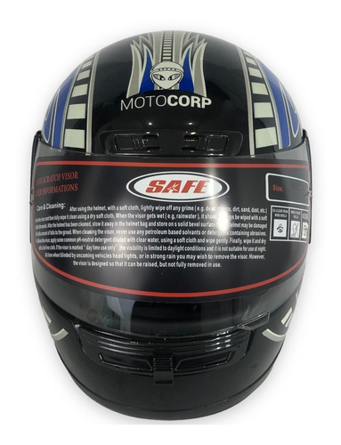 Casco Cerrado Motocorp  Black/blue 1