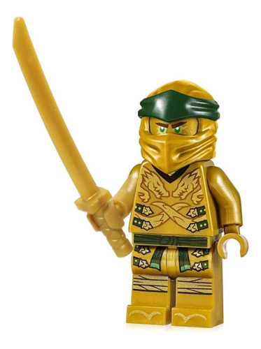 Minifigura Lego Ninjago Lloyd Garmadon Legacy Gold