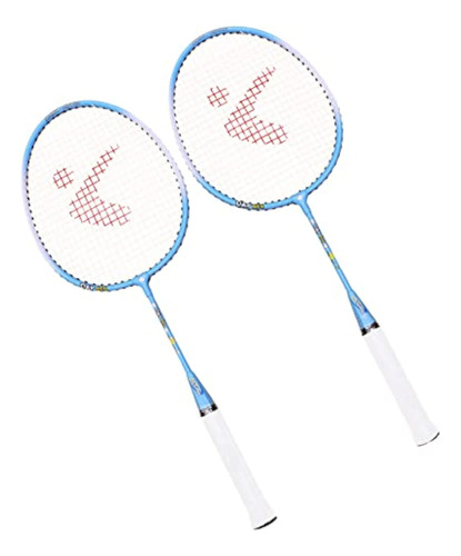Ganazono 1 Pair Aluminium Alloy Badminton Racket Outdoor