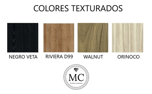 Imagen 8 de 8 de Mesa Rack Tv Melamina Minimalista Moderna 3 Puertas 180 Mts
