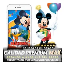 Comprar Video Invitación Digital Mickey Y Otros - Premium
