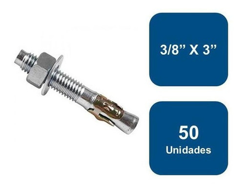 Perno Anclaje 3/8  X 3  50un.