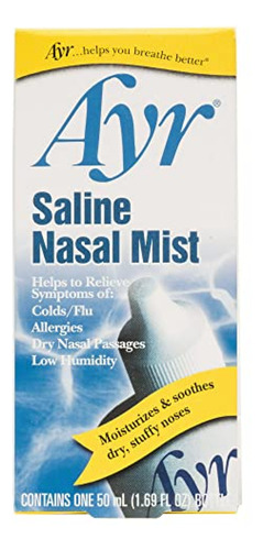 Suero Fisiologico  Ayr Saline Nasal Mist - 1.69 Oz, Paquete