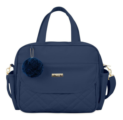 Bolsa De Maternidade Hug Grande Formoza Azul Marinho