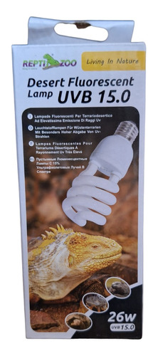 Ampolleta Desertica Uvb 15.0 26w Para Reptiles